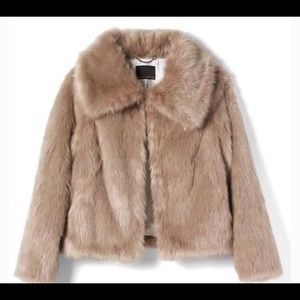 Banana Republic Faux Fur Jacket